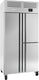 Infrico - Three Section Solid Door Slim Line Reach In Refrigerator - IRR-AGN603