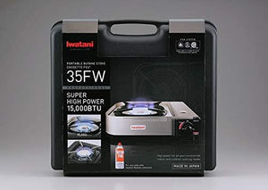 Iwatani - 15000 BTU High-Powered Portable Butane Stove - 35FW