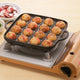 Iwatani - Takoyaki Medium Black Grill Pan - CB-A-TKP