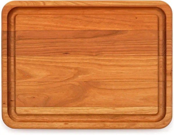 J.K. Adams - 12" x 9" x 1" Cherry Small BBQ Board - BBQ-1209-CY