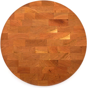 J.K. Adams - 16" x 2" Round Cherry Professional Series End Grain - PRO-16R-CY