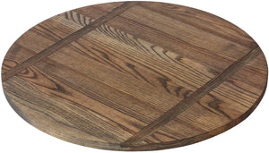 J.K. Adams - 18" Ash Lazy Susan with Driftwood Finish - LS-18-DRFT