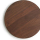 J.K. Adams - 18" Walnut Lazy Susan with Clear Finish - LS-18-W AL