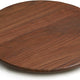 J.K. Adams - 18" Walnut Lazy Susan with Clear Finish - LS-18-W AL