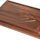 J.K. Adams - 20" x 14' x 1" Rectangle Walnut Carver - CRV-2014-W