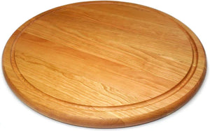 J.K. Adams - 26" x 1.25" X-Large Cherry Wells Round Server - WEL-26R-CY