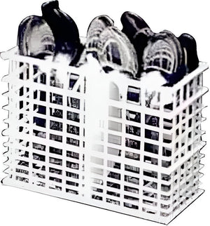 Jet-Tech - 9" Polypropylene 2 Compartment Flatware Basket For F-14 - 30026 F-14