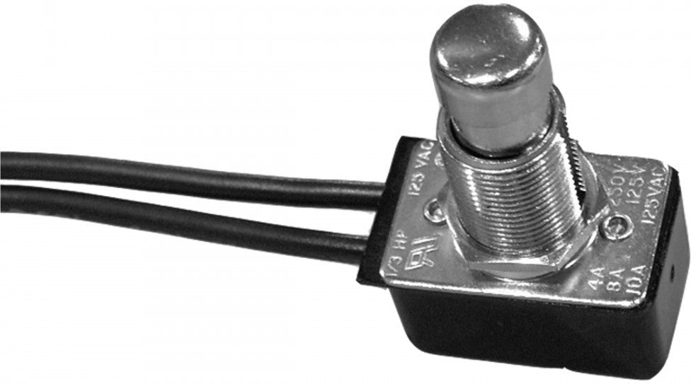 Johnny Vac - Metal Foot Push Button Switch Switch, 1/cs - SW109