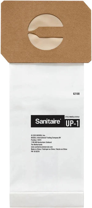 Johnny Vac - Sanitaire Paper Filter Bags, Pack Of 5 - 62100