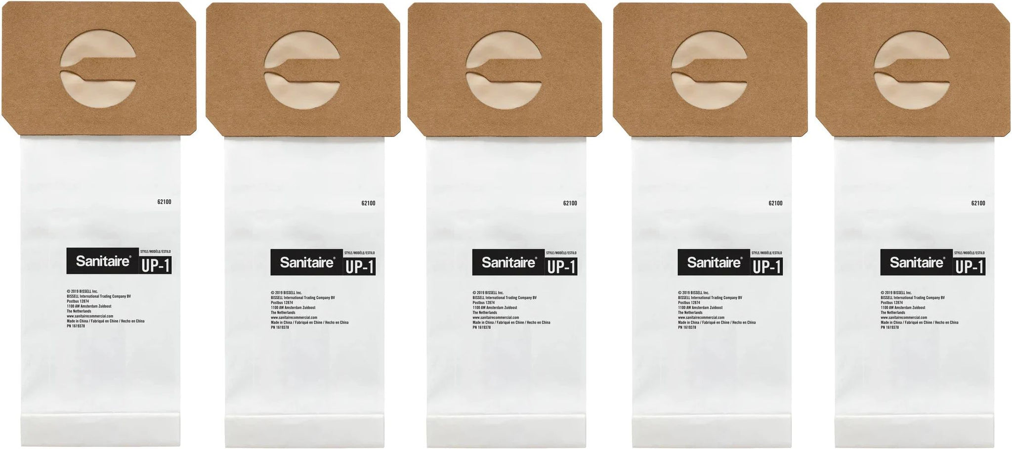 Johnny Vac - Sanitaire Paper Filter Bags, Pack Of 5 - 62100