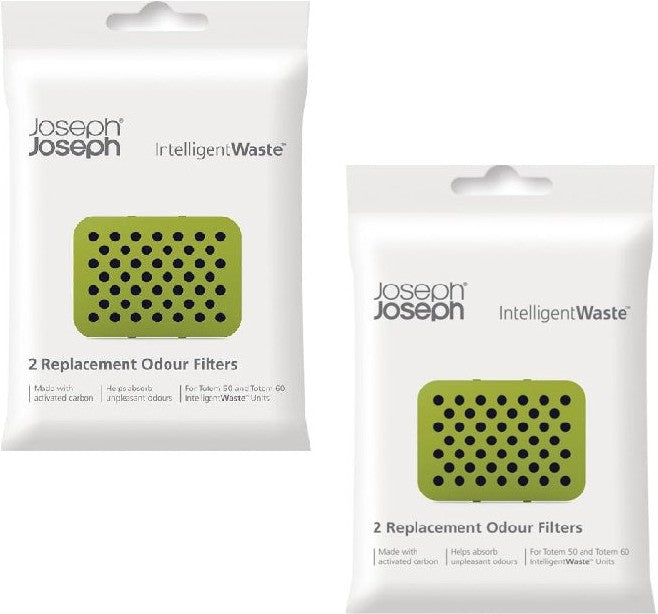 Joseph Joseph Pack of 2 Intelligent Waste Totem Carbon Filter Refills - 30005