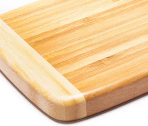 Joyce Chen - 10" x 15" Large Burnished Bamboo Cutting Board - J34-0004