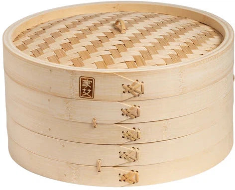 Joyce Chen - 12" 2-Tier Bamboo Steamer Baskets - J26-0012