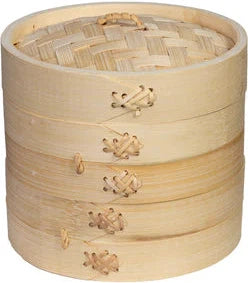 Joyce Chen - 6" 2-Tier Bamboo Steamer Baskets - J26-0016