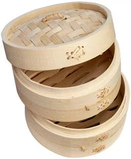 Joyce Chen - 6" 2-Tier Bamboo Steamer Baskets - J26-0016