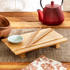 Joyce Chen - Burnished Bamboo Sushi Board Set - J55-1106