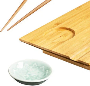 Joyce Chen - Burnished Bamboo Sushi Board Set - J55-1106