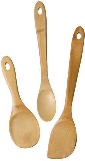 Joyce Chen - Burnished Bamboo Wok Utensil, Set of 3 - J33-2018