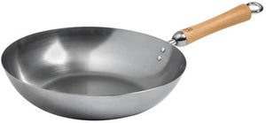 Joyce Chen - Classic Series 12" Carbon Steel Stir Fry Pan With Birch Handle - J21-9979