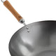 Joyce Chen - Classic Series 14" Carbon Steel Flat Bottom Wok With Birch Handle - J21-9978