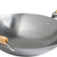 Joyce Chen - Classic Series 14" Carbon Steel Flat Bottom Wok With Birch Handle - J21-9978