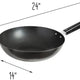 Joyce Chen - Professional Series 12" Carbon Steel Excalibur Nonstick Stir Fry Pan With Phenolic Handle - J22-0030