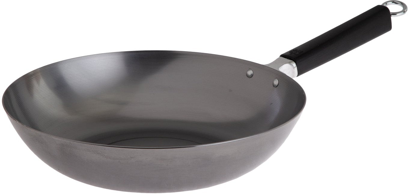 Joyce Chen - Professional Series 12" Carbon Steel Stir Fry Pan With Phenolic Handle - J22-0050