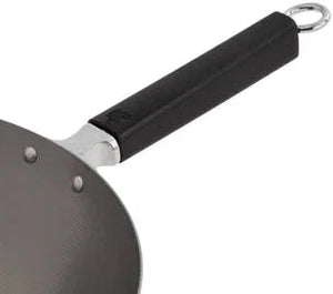 Joyce Chen - Professional Series 14" Carbon Steel Flat Bottom Wok With Phenolic Handles - J22-0060