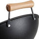 Joyce Chen - Professional Series 14" Cast Iron Flat Bottom Wok With Maple Handle - J23-0001