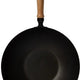 Joyce Chen - Professional Series 14" Excalibur Nonstick Flat Bottom Wok Set With Lid and Maple Handles - J22-9938