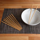 Joyce Chen - Reusable Burnished Bamboo Chopsticks, Set of 5 Pair - J30-0041