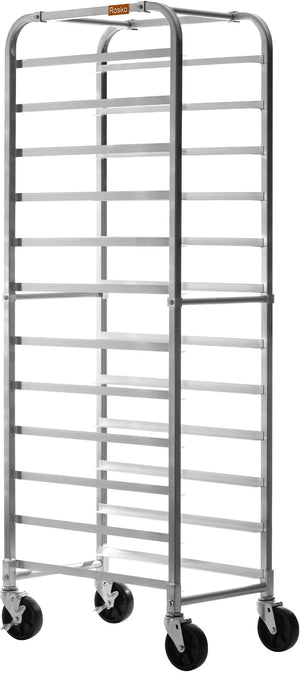 Julien - Rosko 16'' 12 Pan Rack, 5" Spacing, Aluminum - RO-RACK-1216-ALU