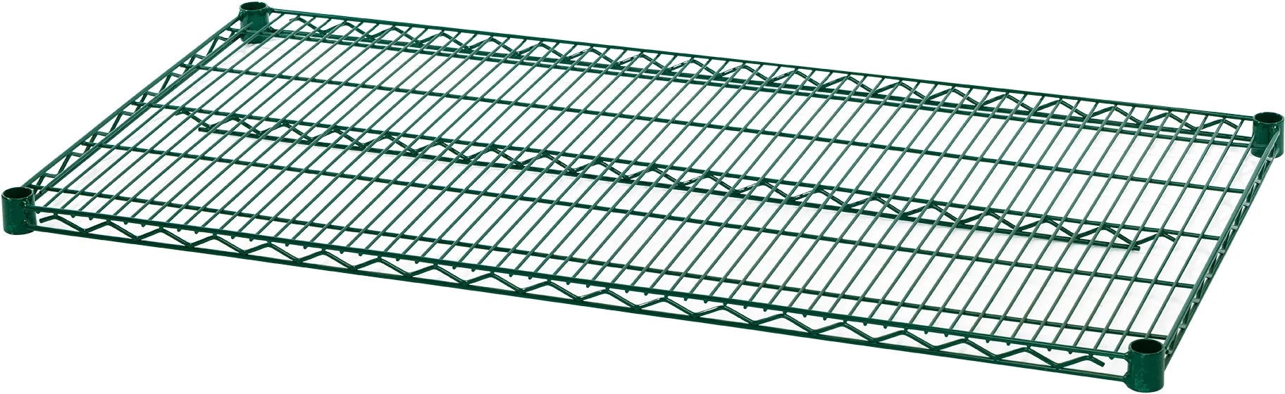 Julien - Rosko 24" x 14" Shelf for Wire Shelving, Green Epoxy - RO-WS-S2414-GE