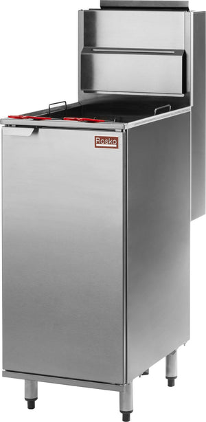 Julien - Rosko 42 Lb Gas Floor Fryer, 115000 BTU, Propane - RO-FFG-115-P