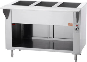 Julien - Rosko 48" Electric Floor Steam Table, 3000 W, 240 V - RO-STFE-48-2