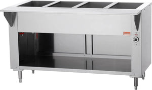 Julien - Rosko 60" Electric Floor Steam Table, 3000 W, 240 V - RO-STFE-60-2