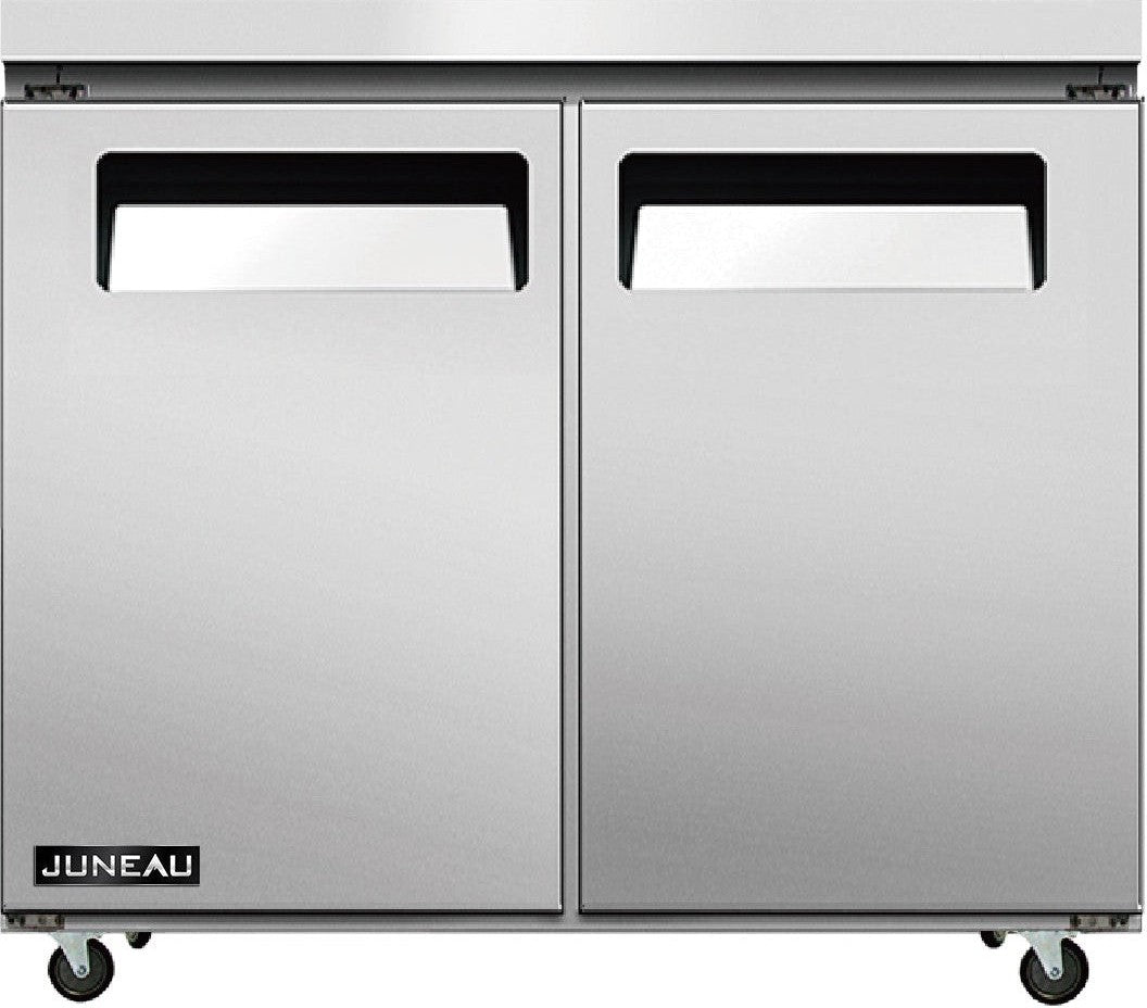 Juneau - 36″ Stainless Steel Undercounter Double Door Freezer - 58013