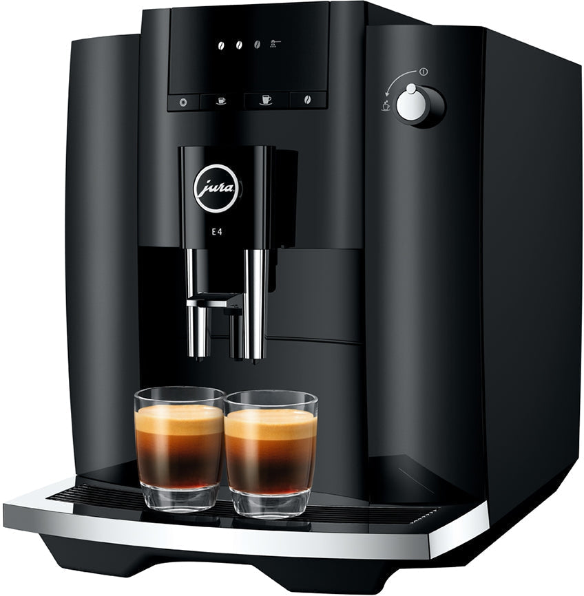 Jura - E4 Automatic Coffee Machine Piano Black - 15466