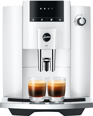 Jura - E4 Automatic Coffee Machine Piano White - 15560