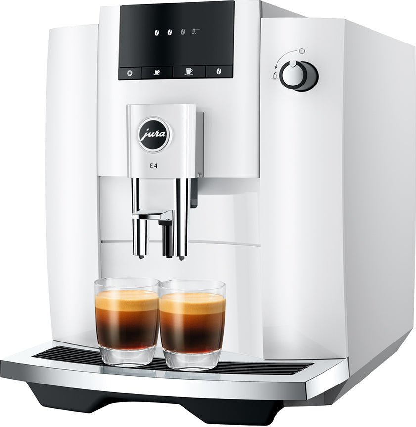 Jura - E4 Automatic Coffee Machine Piano White - 15560