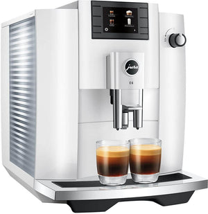 Jura - Impressa E6 Automatic Coffee Machine Piano White - 15559