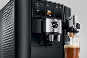 Jura - Impressa J8 Twin Automatic Coffee Machine Diamond Black - 15658