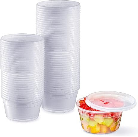 Kari-Out - 12 Oz Deli Container with Lid Combo, Pack of 240 - TD40012