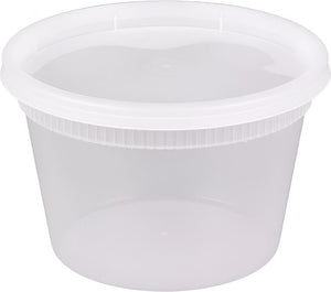 Kari-Out - 16 Oz Deli Container with Lid Combo, Pack of 240 - TD40016