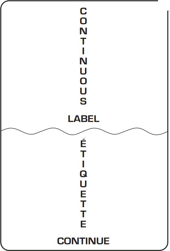 Kilotech - 64 mm x 145 mm Labels For LPII & CL5000 Continuous /Continue - K862037