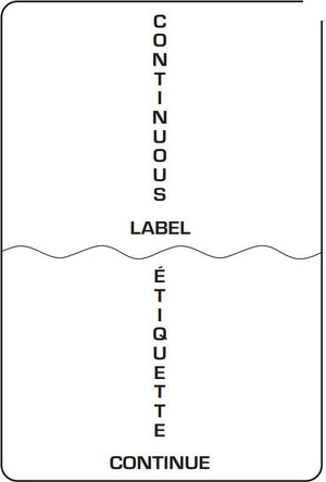 Kilotech - 64 mm x 145 mm Labels For LPII & CL5000 Continuous /Continue - K862037