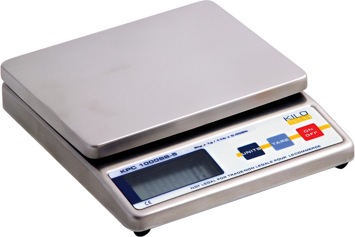 Kilotech - KPC 1000 5000 G x1 G Stainless Steel Scale-5 Portion Control / Office Scale - K851289