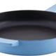 KitchenAid - 12" Blue Enameled Cast Iron Fry Pan/Skillet with Helper Handle and Pour Spouts - 48532