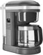 KitchenAid - 12 Cup Matte Charcoal Grey Drip Coffee Maker with Spiral Showerhead - KCM1208DG