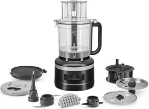 KitchenAid - 13-Cup Food Processor with Dicing Kit Black Matte